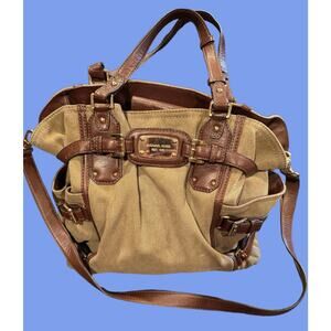 Michael Kors Canvas and Leather Gansevoort Tote - Large & Roomy